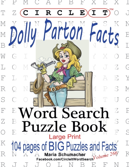 Circle It, Dolly Parton Facts, Word Search, Puzzle Book, Paperback / softback Book
