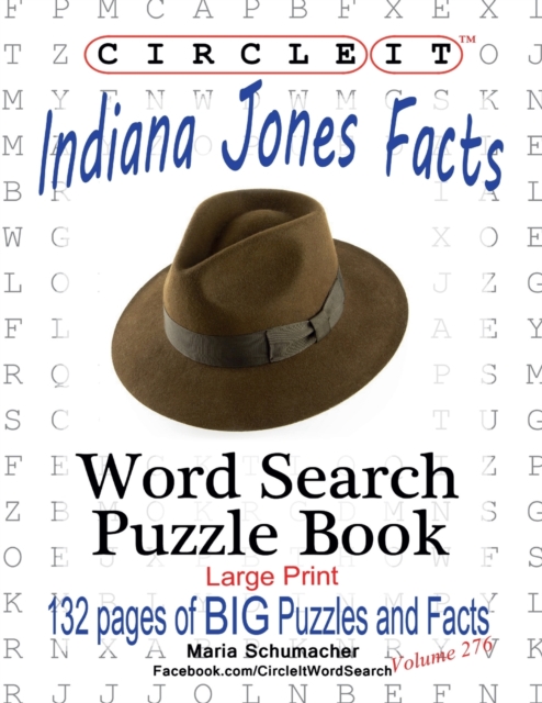 Circle It, Indiana Jones Facts, Word Search, Puzzle Book, Paperback / softback Book