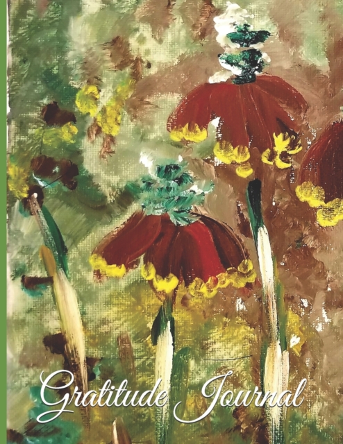 Gratitude Journal Acrylic Painting of Daisies in Meadow : 8.5 X 11 with with 100 Lightly Lined Pages, Beautiful Cover, for Positive Energy a Great Day and a Joy-Filled Heart, Paperback / softback Book