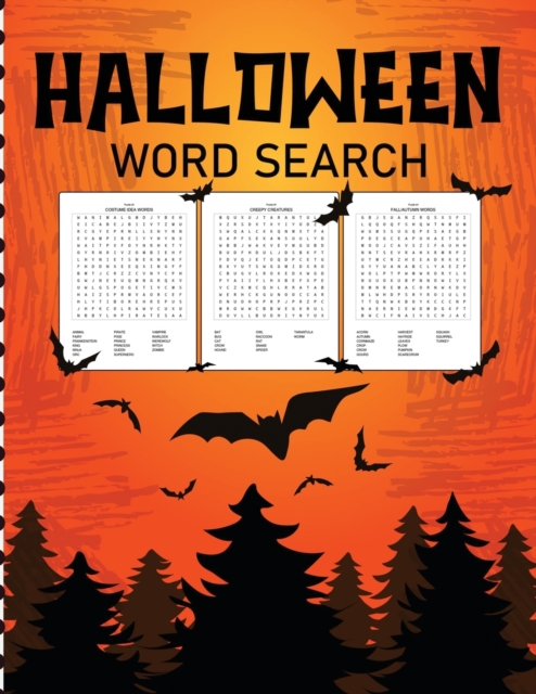 Halloween Word Search : Puzzle Activity Book For Kids Ages 5-8 Juvenile Gifts With Key Solution Pages, Paperback / softback Book