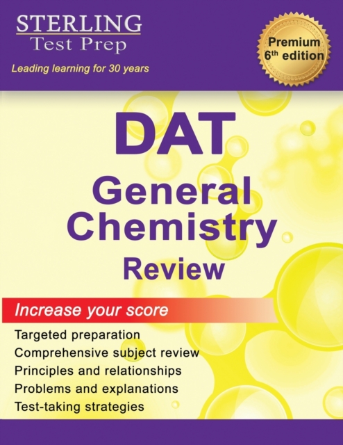 Sterling Test Prep DAT General Chemistry Review : Complete Subject Review, Paperback / softback Book