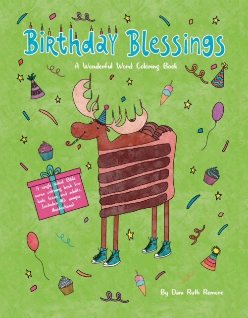 Birthday Blessings : A Wonderful Word Coloring Book, Paperback / softback Book