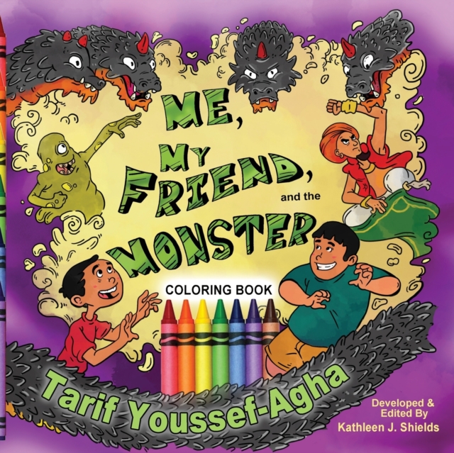 Me, My Friend, and the Monster, Coloring Book, Paperback / softback Book