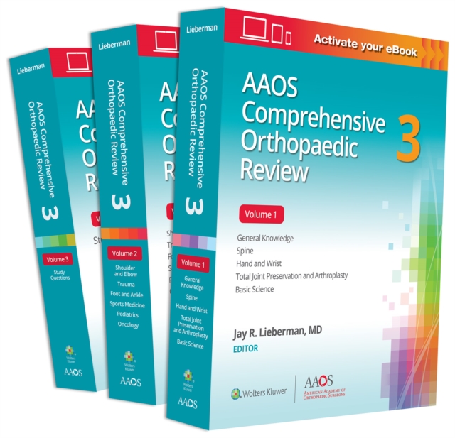 AAOS Comprehensive Orthopaedic Review 3: Print + Ebook, Paperback / softback Book