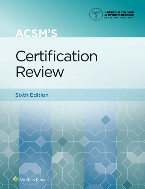 ACSM's Certification Review, EPUB eBook