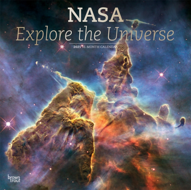 Nasa Explore The Universe 2021 Square Foil Avc Calendar, Calendar Book