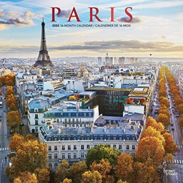 PARIS 2022 SQUARE ENGLISH FRENCH FOIL,  Book