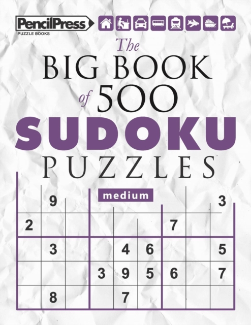 The Big Book of 500 Sudoku Puzzles Medium (with answers), Paperback / softback Book