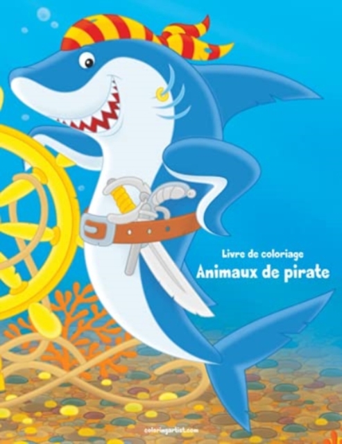 Livre de coloriage Animaux de pirate 1, Paperback / softback Book