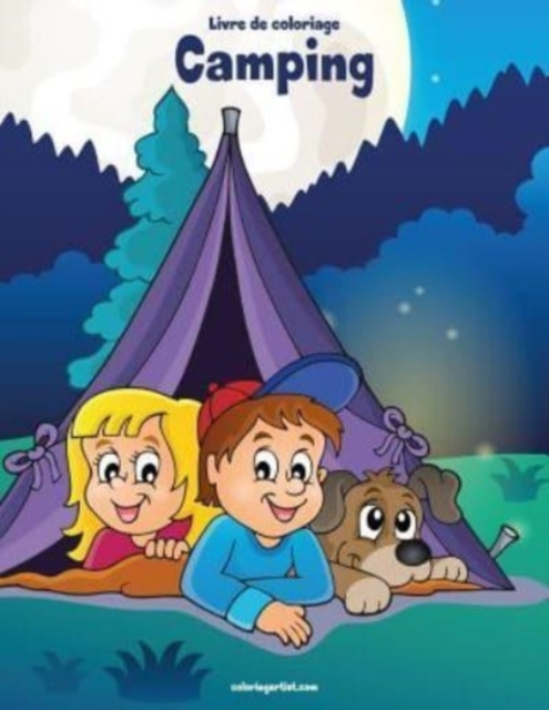 Livre de coloriage Camping 1, Paperback / softback Book
