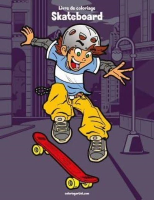 Livre de coloriage Skateboard 1, Paperback / softback Book