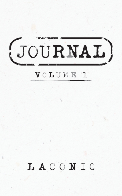 Journal : Volume 1, Paperback / softback Book