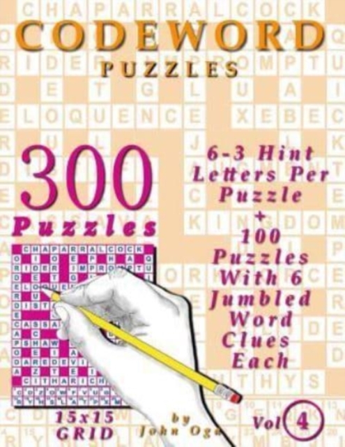 Codeword Puzzles : 300 Puzzles, Volume 4, Paperback / softback Book