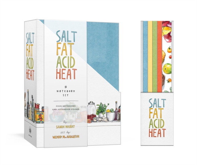 Salt, Fat, Acid, Heat Four-Notebook Set, Diary or journal Book