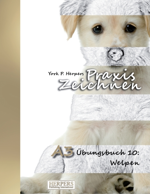 Praxis Zeichnen - A3 UEbungsbuch 10 : Welpen, Paperback / softback Book