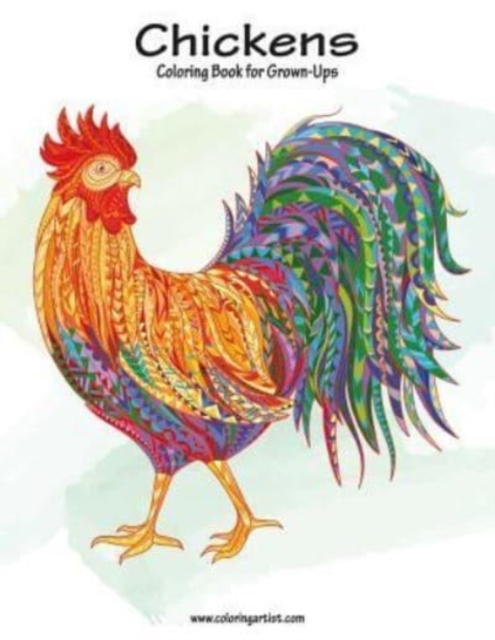 Chickens Coloring Book for Grown-Ups 1, Paperback / softback Book