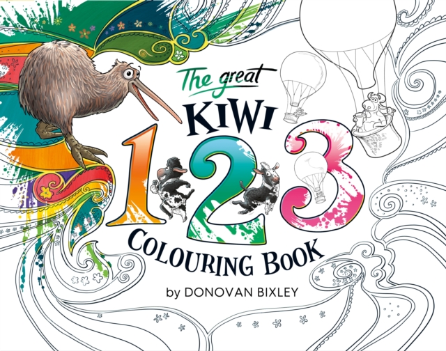 The Great Kiwi 123 Colouring Book, Paperback / softback Book