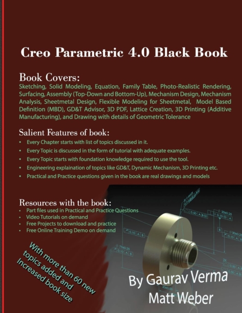 Creo Parametric 4.0 Black Book, Paperback / softback Book
