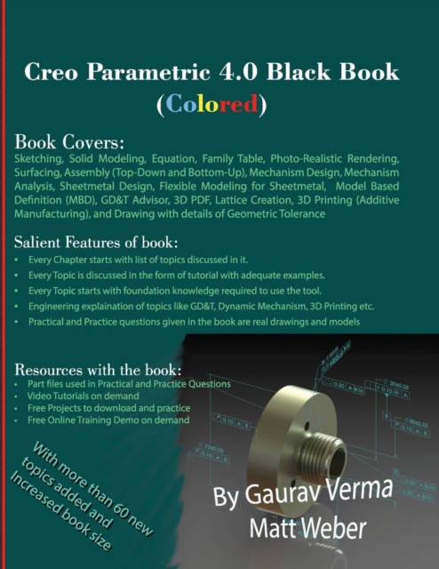 Creo Parametric 4.0 Black Book (Colored), Paperback / softback Book
