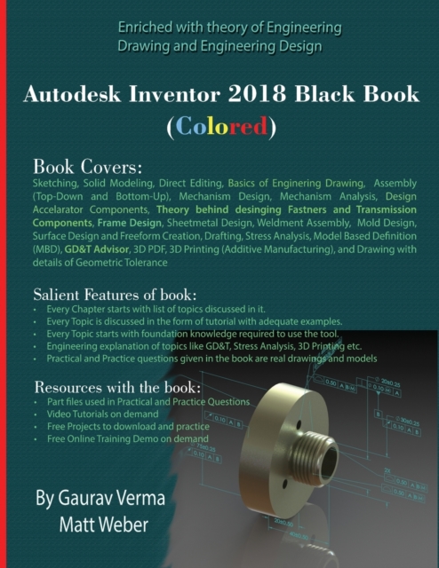 Autodesk Inventor 2018 Black Book (Colored), Paperback / softback Book