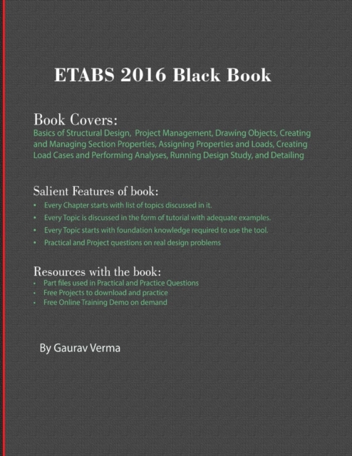 Etabs 2016 Black Book, Paperback / softback Book
