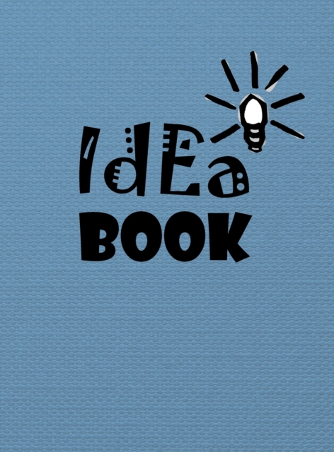 Idea Book : 8.5 x 11 inches, lined paper, 110 pages (blue notebook/journal/composition book)., Hardback Book