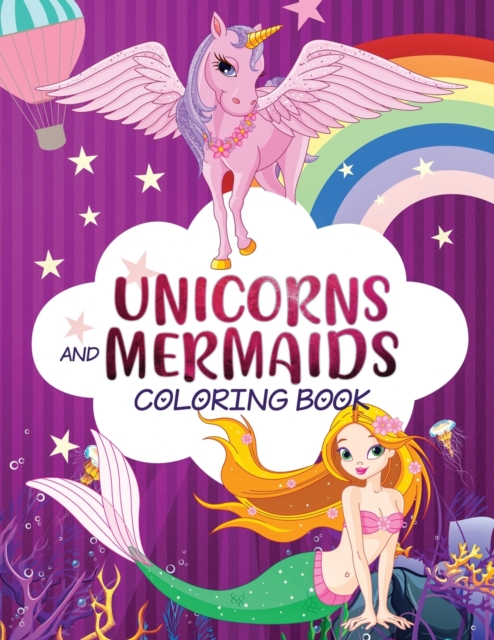 Mermaid Unicorn Colouring, Paperback / softback Book