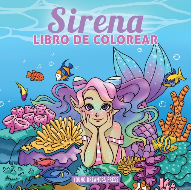 Sirena libro de colorear : Libro de colorear para ninos de 4-8, 9-12 anos, Paperback / softback Book