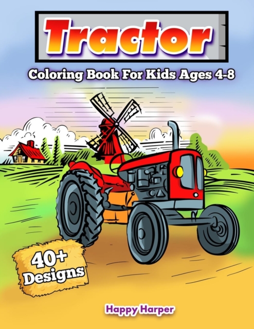 Tractor Coloring Book, Paperback / softback Book