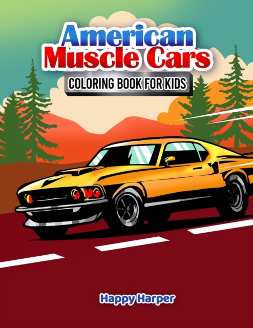 Muscle Cars Coloring Book, Paperback / softback Book