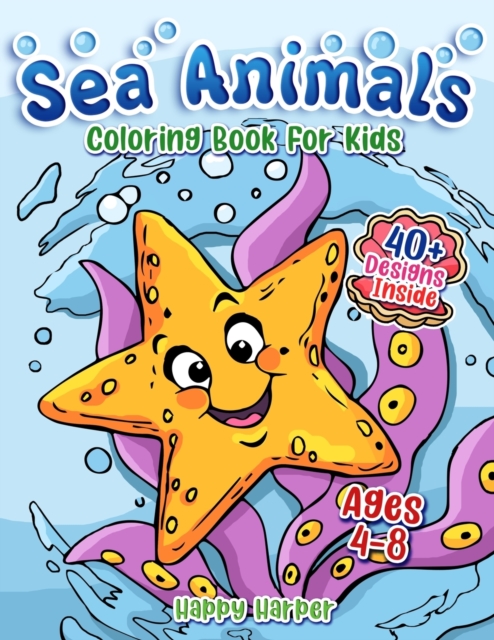 Sea Animals Coloring Book, Paperback / softback Book