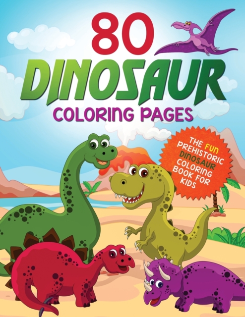 Jumbo Dinosaur Coloring Book, Paperback / softback Book