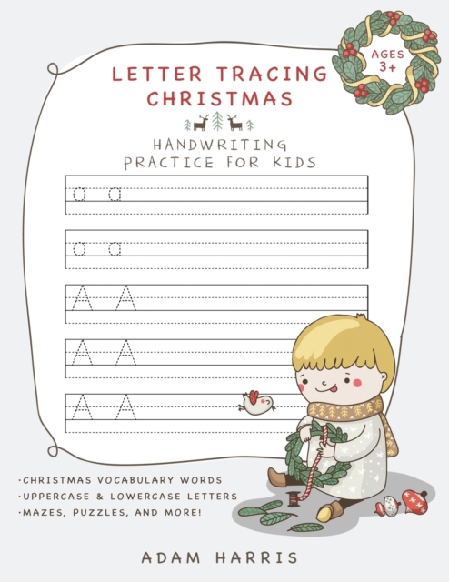 Letter Tracing Christmas : Handwriting Practice for Kids, Paperback / softback Book