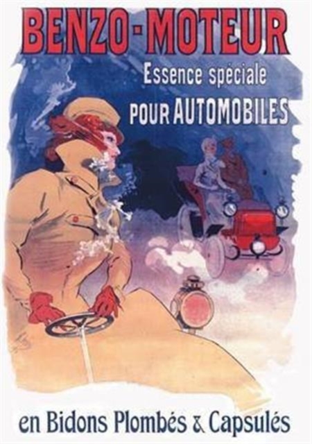 Carnet Blanc, Affiche Benzo Essence Automobiles, Paperback / softback Book
