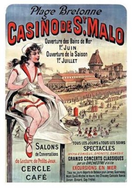 Carnet Blanc, Affiche Casino Saint-Malo, Paperback / softback Book