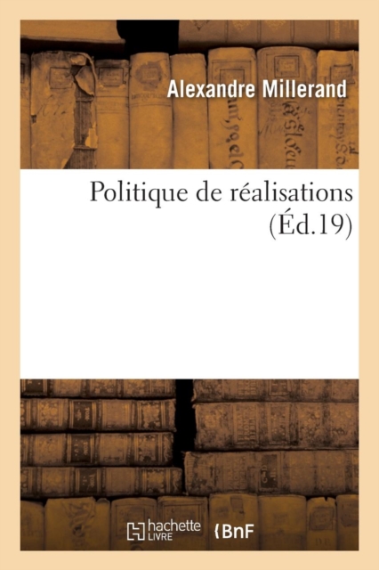 Politique de Realisations, Paperback / softback Book