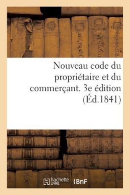 Nouveau Code Du Proprietaire Et Du Commercant, Paperback / softback Book