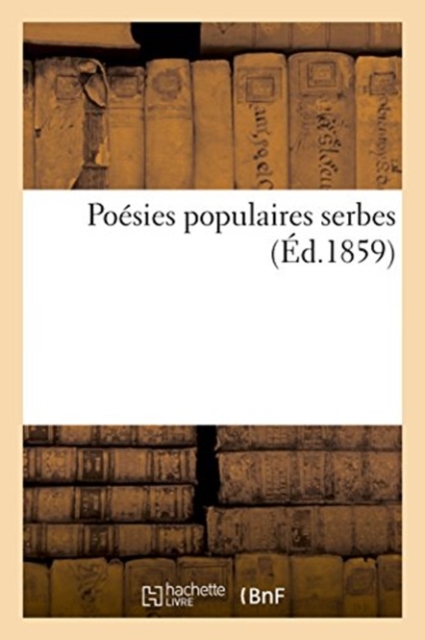 Poesies Populaires Serbes, Paperback / softback Book