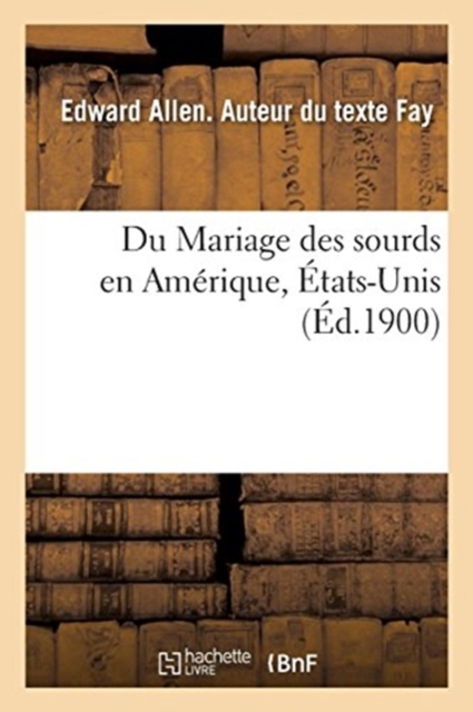 Du Mariage Des Sourds En Amerique, Etats-Unis, Paperback / softback Book