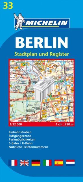 Berlin - Michelin City Plan 33 : City Plans, Sheet map Book