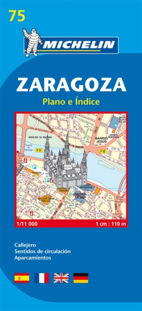 Map 9075 Zaragoza, Sheet map, folded Book