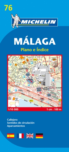 Malaga - Michelin City Plan : City Plans, Sheet map Book