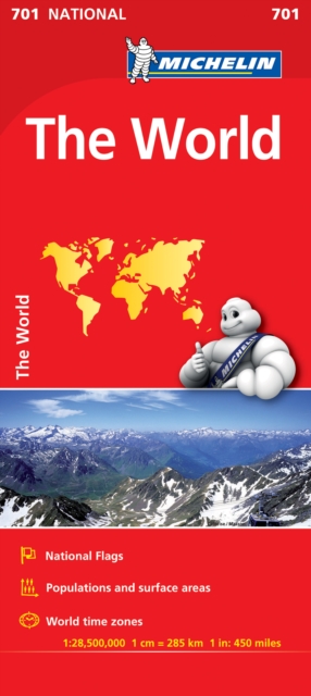 The World - Michelin National Map 701 : Map, Sheet map Book
