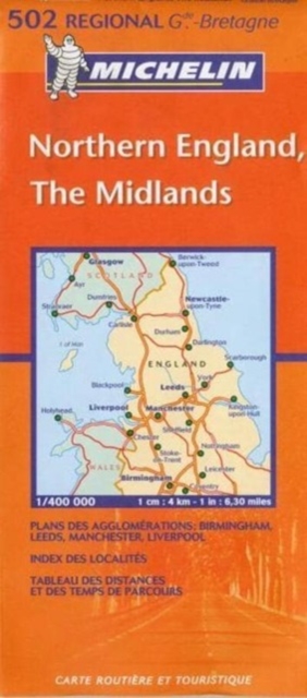 Northern England - Michelin Regional Map 502, Sheet map, folded Book