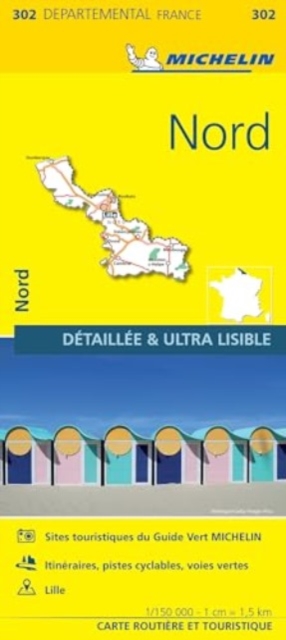 Nord - Michelin Local Map 302 : Map, Sheet map, folded Book