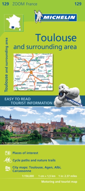Toulouse & surrounding areas - Zoom Map 129 : Map, Sheet map Book
