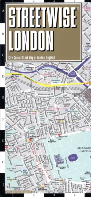 Streetwise London Map Laminated City Center Street Map Of London England City Plans 8274