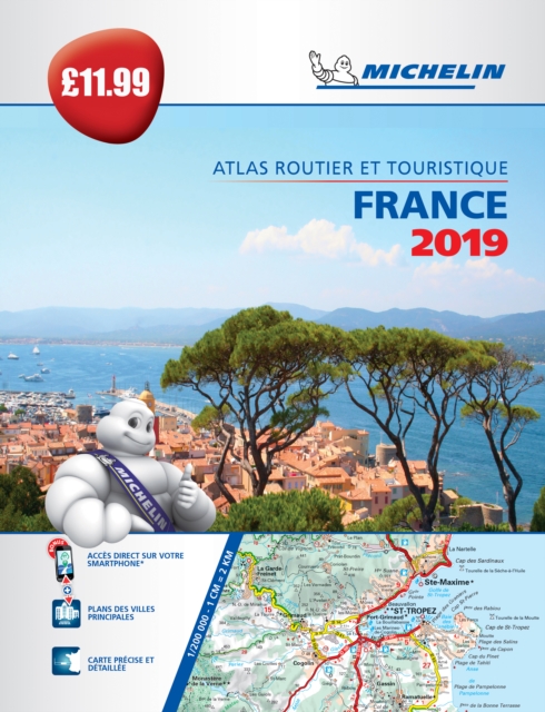France 2019 - PB Tourist & Motoring Atlas : Tourist & Motoring Atlas A4, Paperback / softback Book