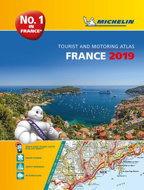 France 2019 -A4 Tourist & Motoring Atlas : Tourist & Motoring Atlas A4 spiral, Spiral bound Book