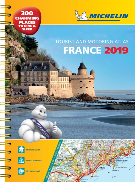 France 2019 - A3 Tourist & Motoring Atlas : Tourist & Motoring Atlas A3 spiral, Spiral bound Book